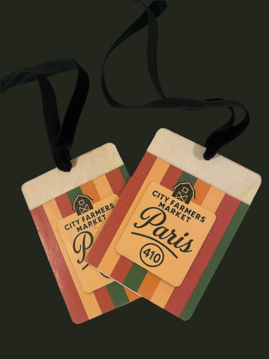 In the City Paris Tags- set of 2