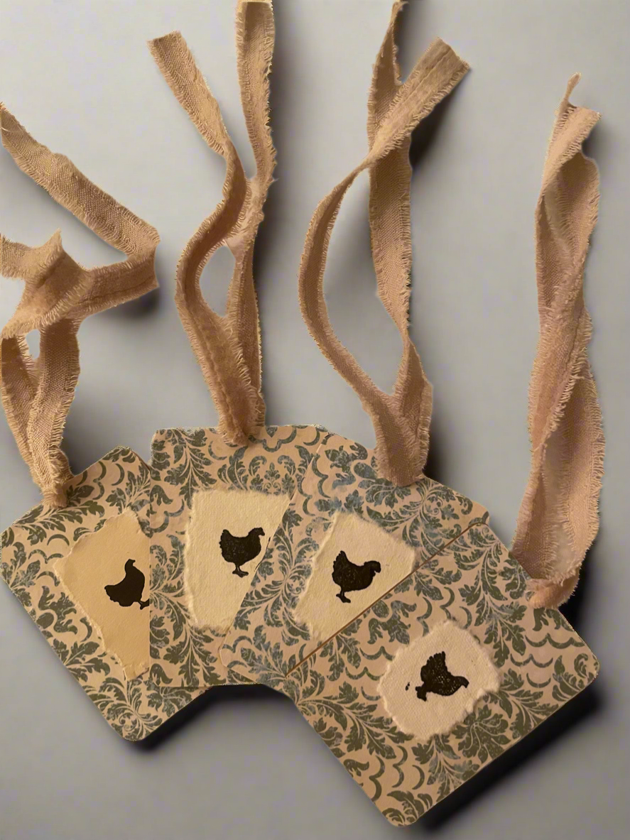 Vintage Chicken Tags