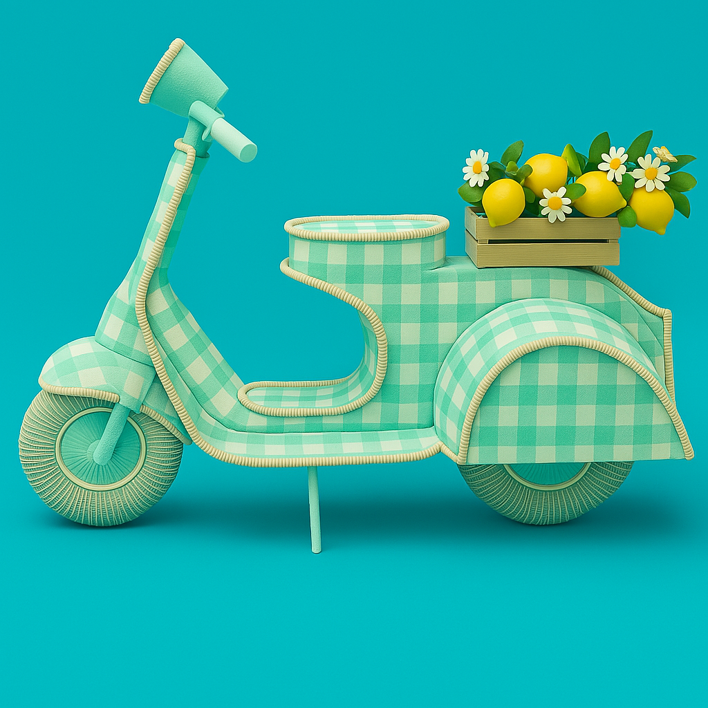 Sunshine Scooters- set of 4