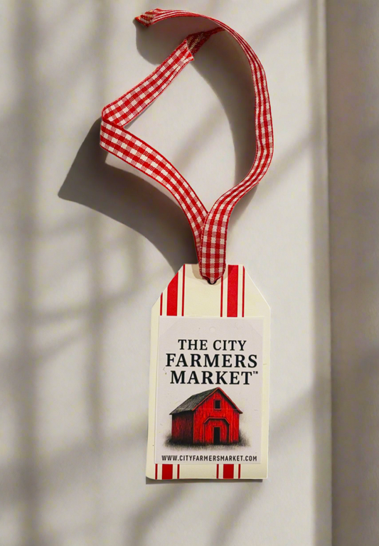 The City Farmers Market Brand Tags-set of 2