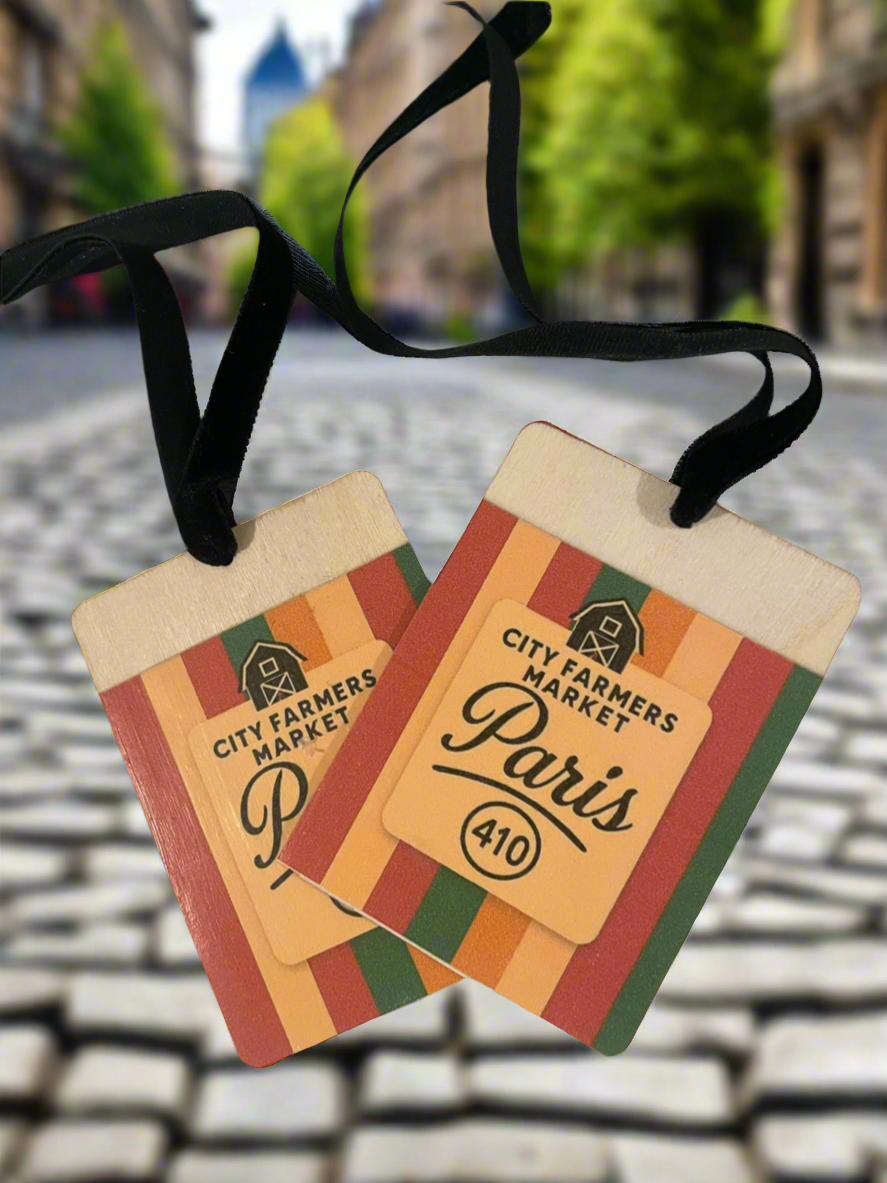 In the City Paris Tags- set of 2