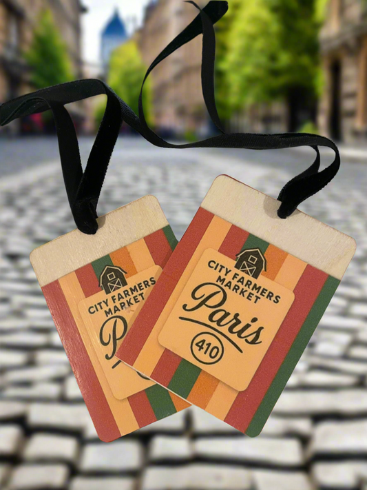 In the City Paris Tags- set of 2