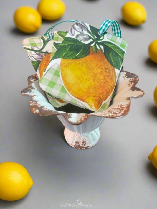 Vintage Lemon Gift Set-set of 4